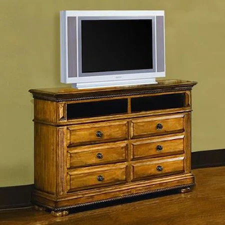 6-Drawer Media Chest